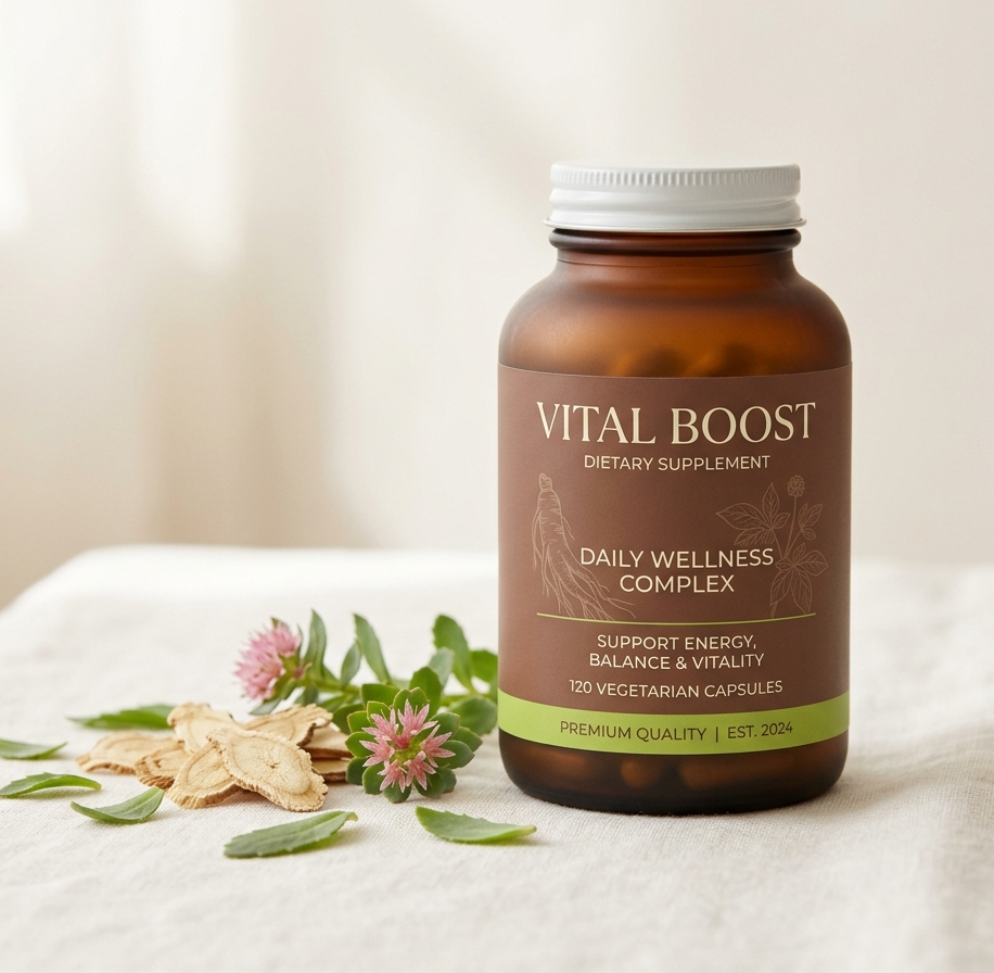 Vital Boost – φιάλη συμπληρώματος διατροφής